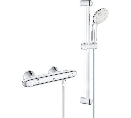 Термостат для душа Grohe Grohtherm 1000 с душевым гарнитуром, хром 34820004