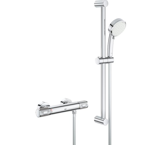 Термостат для душа Grohe Grohtherm 1000 Performance с душевым гарнитуром, хром 34834000