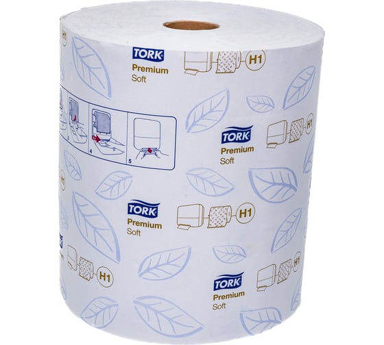 Бумажные полотенца в рулонах Tork Matic Premium мягкие, Н1, 6 рулонов в упаковке 290016 10142
