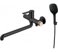 Смеситель для ванны Zollen WAREN излив 350 мм, картридж 35 мм, с аксессуарами WA62615541 467599