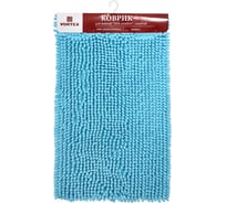 Коврик Vortex SPA comfort для ванной 50х80 см голубой пп-пакет 24139