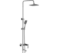 Стойка для душа Golden Fox Exmoor 3-х функциональная, со смесителем, тропический душ, лейка стационарная латунь 10145-FOX