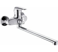 Универсальный смеситель Potato с плоским прямым изливом и переключателем для душа P2216