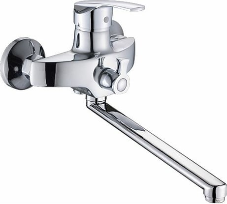 Универсальный смеситель Potato с плоским прямым изливом и переключателем для душа P22204