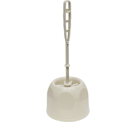 Ерш для унитаза с подставкой IDEA Блеск мраморный/белый, ротанг М 5010 601318