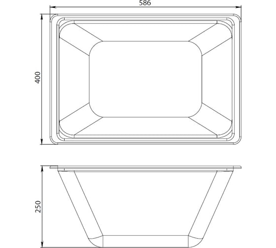 Контейнер с крышкой для ванны AM.PM Gem W90A-070-070W-C