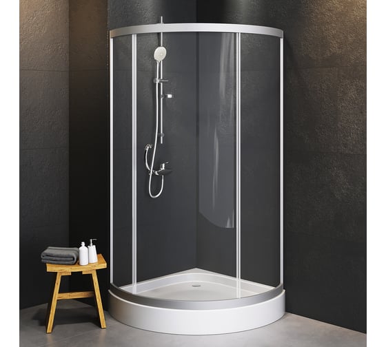 Стекла для душевого уголка AM.PM BLISS L Solo Slide 90x90 см W53G-315-090MT64