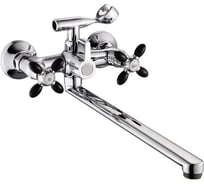 Универсальный смеситель Potato с плоским изливом и поворотным переключателем для душа P2771-6