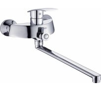 Универсальный смеситель Potato с плоским прямым изливом и переключателем для душа P2235