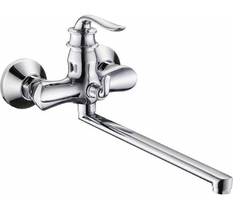 Универсальный смеситель Potato с плоским прямым изливом и переключателем для душа P22219