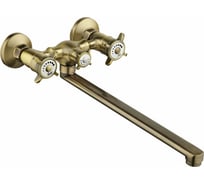 Универсальный смеситель Potato с плоским прямым изливом и переключателем для душа P22325-2