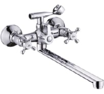 Универсальный смеситель Potato с плоским прямым изливом и поворотным перекулючателем для душа P2760