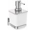 Промо-набор 4 в 1 Ideal Standard: iom square держатель для туалетной бумаги с крышкой; iom square стакан с держателем; iom square диспенсер для жидкого мыла для настенного монтажа; iom square двойной крючок для одежды TM0030 3