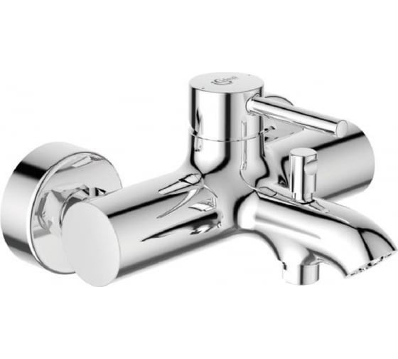 Промо-набор 2 в 1 Ideal Standard: idealrain evo round l3 душевой гарнитур со штангой; ceraline настенный смеситель для ванны/душа TM0027