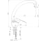 Смеситель для кухни Risco Gita Sink Mixer 11024250001 2