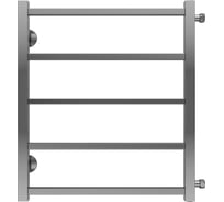 Водяной полотенцесушитель Azario ANCONA 500/600 5 квадратных перекладин, боковое подключение, 1"-1/2", полированный 00088193