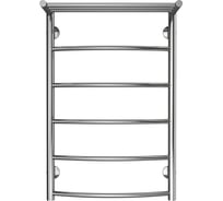 Водяной полотенцесушитель Azario VERONA 500/800 c полкой, 5 перекладин, 1"-1/2", полированный 00088180