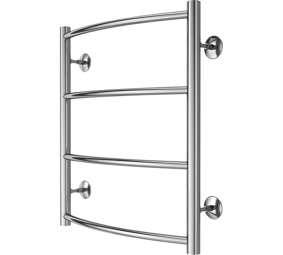 Водяной полотенцесушитель Azario VERONA 500/600 4 перекладины, 1"-1/2", полированный 00088175