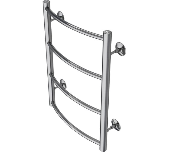 Водяной полотенцесушитель Azario VERONA 400/600 4 перекладины, 1"-1/2", полированный 00088173