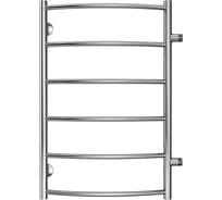 Водяной полотенцесушитель Azario VERONA 500/800 6 перекладин, боковое подключение, 1"-1/2", полированный 00088183