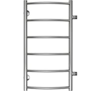 Водяной полотенцесушитель Azario VERONA 400/800 6 перекладин, боковое подключение, 1"-1/2", полированный 00088182