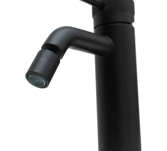 Cмеситель для биде ALLEN BRAU 5.31A04-31 PRIORITY 3.0 излив 122 мм, Kerox, черный матовый (296337)  00296337