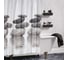 Штора для ванной комнаты Homium Bath Gallery, цвет белый (рисунок тур), размер 180*180см showercurtain02 8