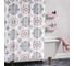 Штора для ванной комнаты Homium Bath Gallery, цвет белый (рисунок калейдоскоп), размер 180*180см showercurtain01 8