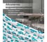 Штора для ванной комнаты Homium Bath Gallery, цвет белый (рисунок кактус), размер 180*180см showercurtain05 4