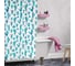 Штора для ванной комнаты Homium Bath Gallery, цвет белый (рисунок кактус), размер 180*180см showercurtain05 8