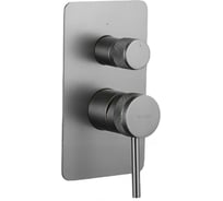 Встраиваемый смеситель для душа ALLEN BRAU PRIORITY X2 2 выхода, Kerox, Easy box, графит брашированный 5.31011-MG 00323748