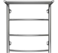 Водяной полотенцесушитель Azario VERONA 500/600 c полкой, 3 перекладины, 1"-1/2", полированный 00088176