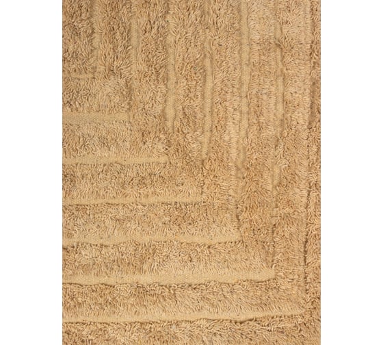 Коврик Аквалиния прованс зигзаг с кистями, бежевый, 50x80 см SI-5316b-80