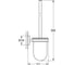 Туалетный ершик Grohe Essentials тёмный графит матовый 40374AL1 2