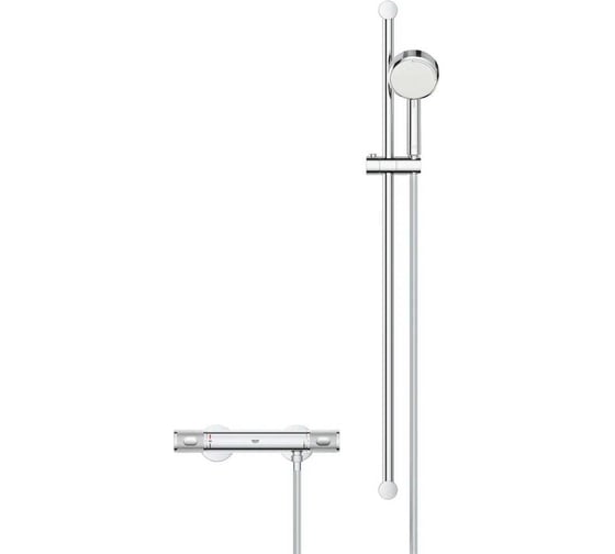Термостат для душа Grohe Grohtherm 1000 Performance с душевым гарнитуром, хром 34835000