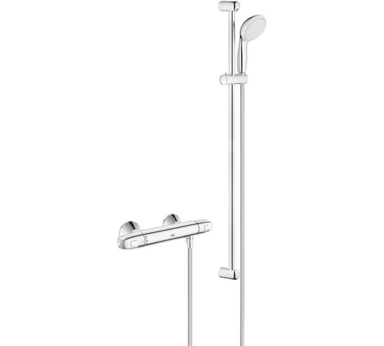 Термостат для душа Grohe Grohtherm 1000 с душевым гарнитуром, хром 34824004