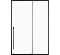 Раздвижная дверь ALLEN BRAU 3.11008.31 FANTASY 2.0, 1400 мм, стекло прозрачное, Easyclean, черный матовый (312660) 00312660