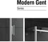 Душевой уголок GEMY Modern Gent S25191C-A6-90 2