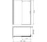 Душевой уголок GEMY Modern Gent S25191C-A6-90 3