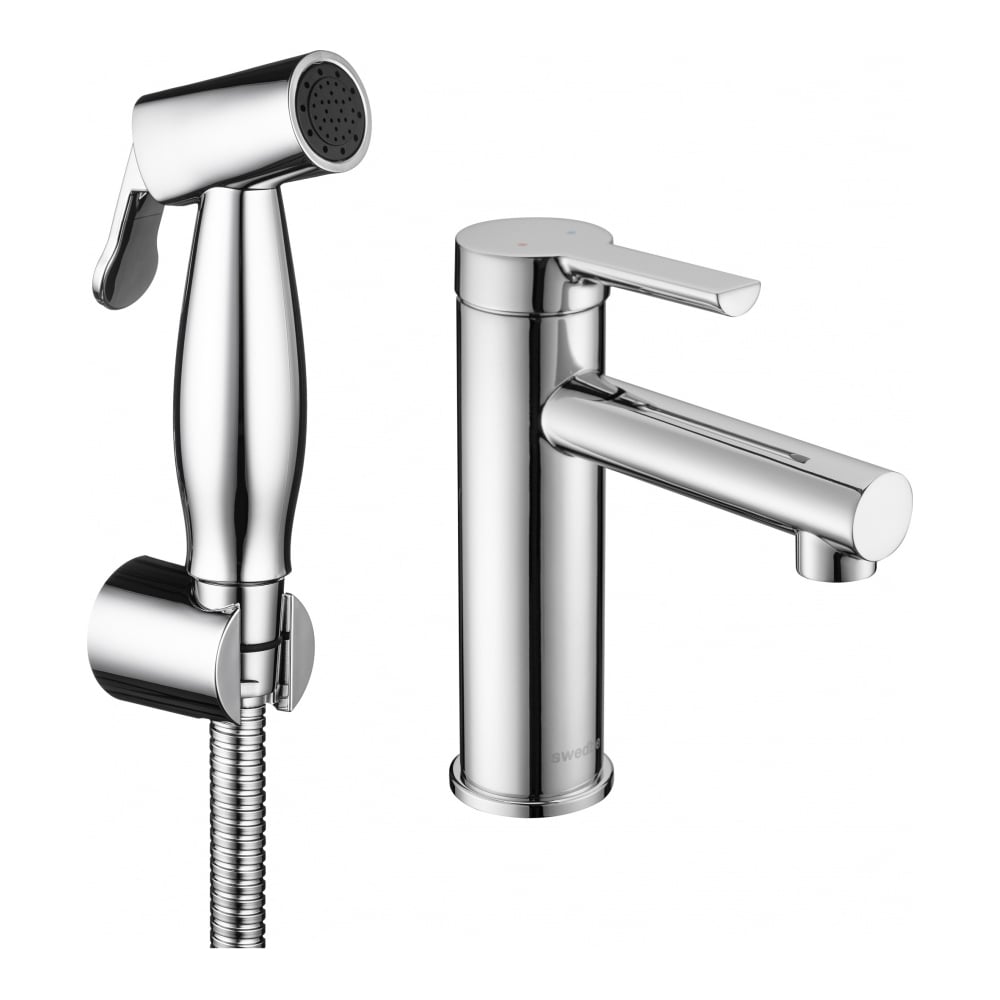 Смеситель для раковины с гигиенической лейкой Swedbe 1060 - выгодная ...