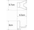 Двойной крючок WasserKraft Leine K-5023 WHITE 4