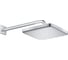 Верхний душ Grohe Tempesta CUBE 250, квадратный низ-хром, верх-белый + душевой кронштейн 380 мм, хром 26687000 1