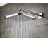 Верхний душ Grohe Tempesta CUBE 250, квадратный низ-хром, верх-белый + душевой кронштейн 380 мм, хром 26687000 4