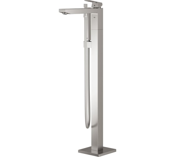 Внешняя часть смесителя для ванны Grohe Eurocube напольного монтажа, суперсталь 23672DC1