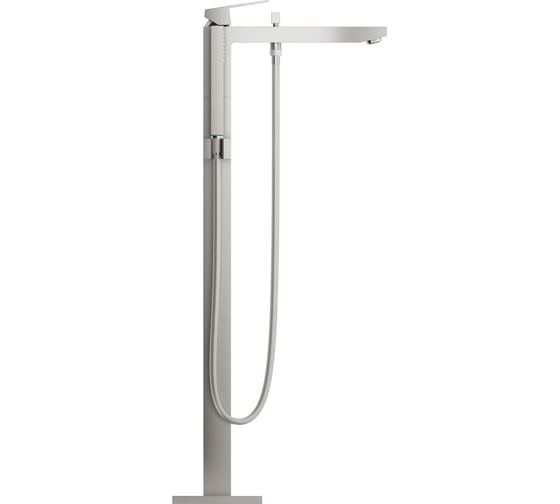 Внешняя часть смесителя для ванны Grohe Eurocube напольного монтажа, суперсталь 23672DC1 1
