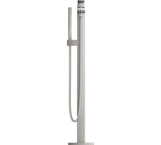 Внешняя часть смесителя для ванны Grohe Eurocube напольного монтажа, суперсталь 23672DC1