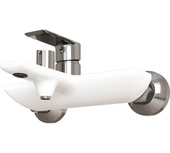 Смеситель для ванны MIXLINE "city white" картридж 35 мм ml33-01 553199
