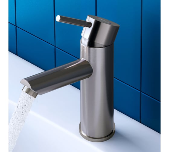Смеситель Dorff Logic new для умывальника, из нержавеющей стали D3002100SS