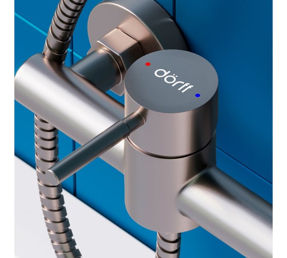 Смеситель Dorff Logic new, для душа, из нержавеющей стали D3020000SS