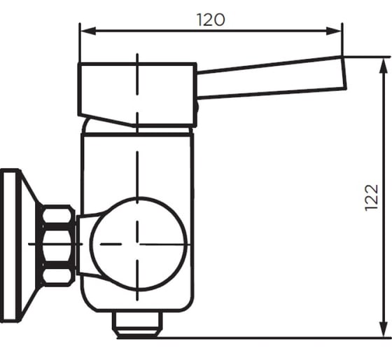 Смеситель Dorff Logic new, для душа, из нержавеющей стали D3020000SS